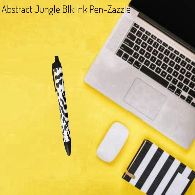 Bolígrafo De Tinta Negra Jungla abstracta (Subido por el creador)