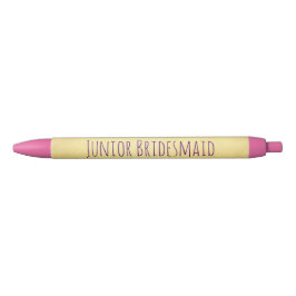 Bolígrafo De Tinta Negra Junior Bridesmaid Souvenir
