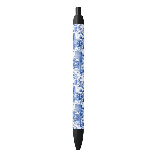 BOLÍGRAFO DE TINTA NEGRA K01 (Frente vertical)