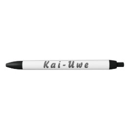 Bolígrafo De Tinta Negra Kai-Uwe Kugelschreiber