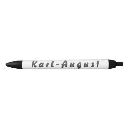 Bolígrafo De Tinta Negra Karl-August Kugelschreiber