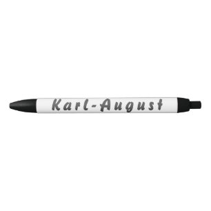 Bolígrafo De Tinta Negra Karl-August Kugelschreiber