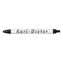 Bolígrafo De Tinta Negra Karl-Dieter Kugelschreiber