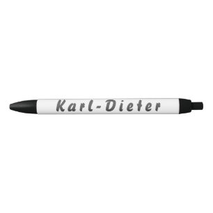 Bolígrafo De Tinta Negra Karl-Dieter Kugelschreiber