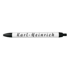 Bolígrafo De Tinta Negra Karl-Heinrich Kugelschreiber