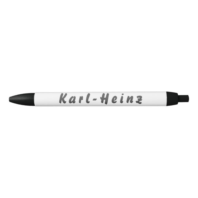 Bolígrafo De Tinta Negra Karl-Heinz Kugelschreiber (Anverso)