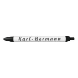 Bolígrafo De Tinta Negra Karl-Hermann Kugelschreiber