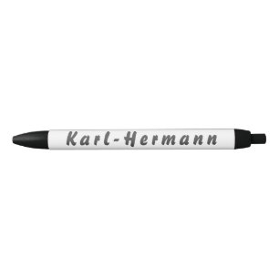Bolígrafo De Tinta Negra Karl-Hermann Kugelschreiber