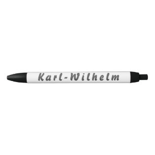 Bolígrafo De Tinta Negra Karl-Wilhelm Kugelschreiber