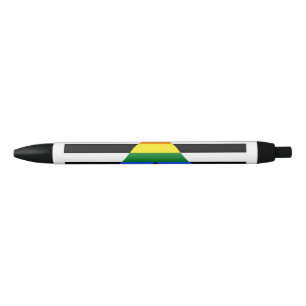 Bolígrafo De Tinta Negra La bandera de aliado heterosexual de SlipperyJoe c