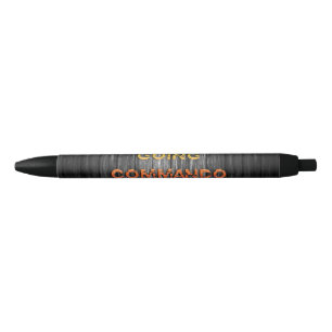 Bolígrafo De Tinta Negra La energía de SlipperyJoe's yendo en comando a bar
