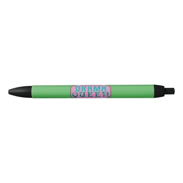 Bolígrafo De Tinta Negra La Reina del drama original (Anverso)
