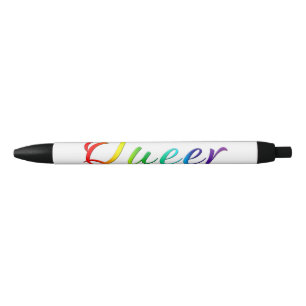 Bolígrafo De Tinta Negra La suave palabra expresiva única y rara de Slipper
