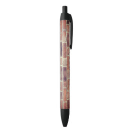 Bolígrafo De Tinta Negra "Ladrillo"
