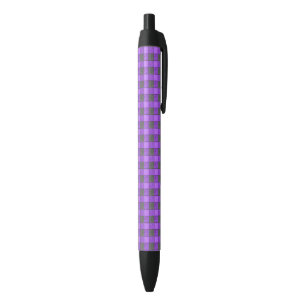 Bolígrafo De Tinta Negra Lápiz con rosca negra violeta púrpura