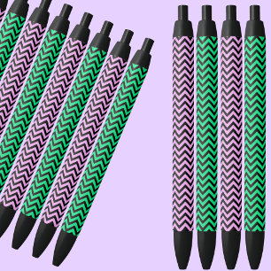 Bolígrafo De Tinta Negra Lápiz de tinta negra de patrón colorido