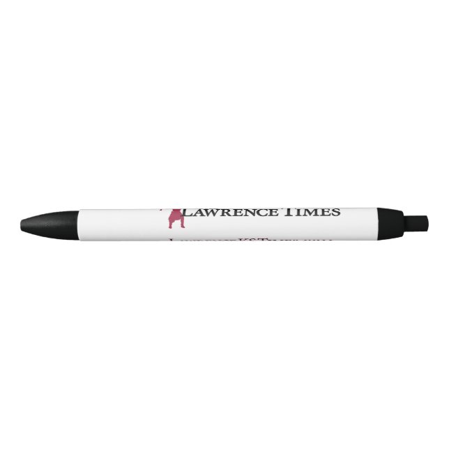 Bolígrafo De Tinta Negra Lawrence Times Pen (Anverso)