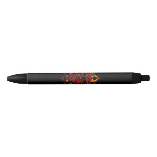 Bolígrafo De Tinta Negra Lechuza de Fuego