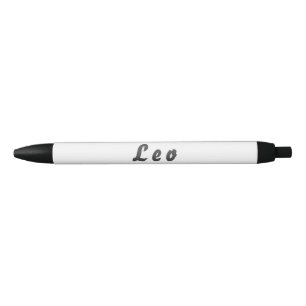 Bolígrafo De Tinta Negra Leo Kugelschreiber
