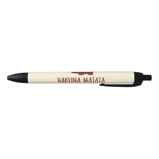 Bolígrafo De Tinta Negra León de Hakuna Matata