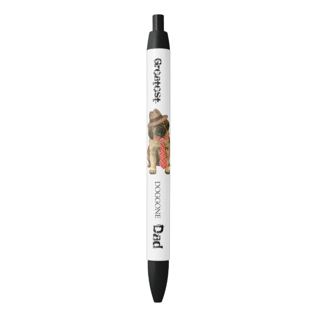 Bolígrafo De Tinta Negra Leonberger Dad (Frente vertical)