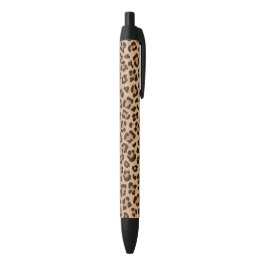Bolígrafo De Tinta Negra "Leopardo"
