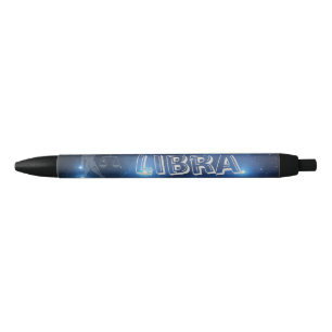 Bolígrafo De Tinta Negra Libra transparente