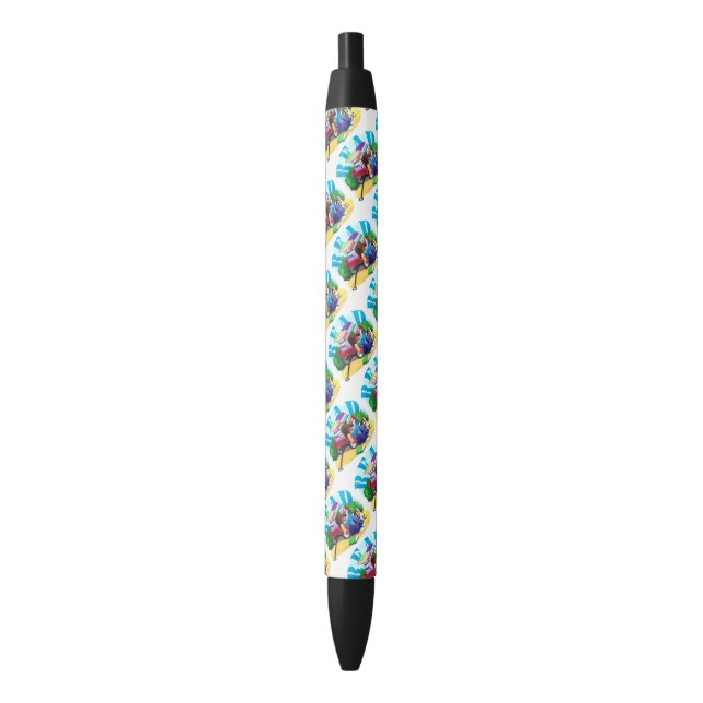 Bolígrafo De Tinta Negra Libro Wagon (Frente vertical)