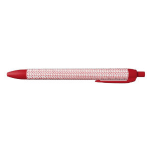 Bolígrafo De Tinta Negra LÍNEA ROJA KNIT Tinta Pen