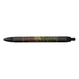 Bolígrafo De Tinta Negra LivnBlkExcell Temático