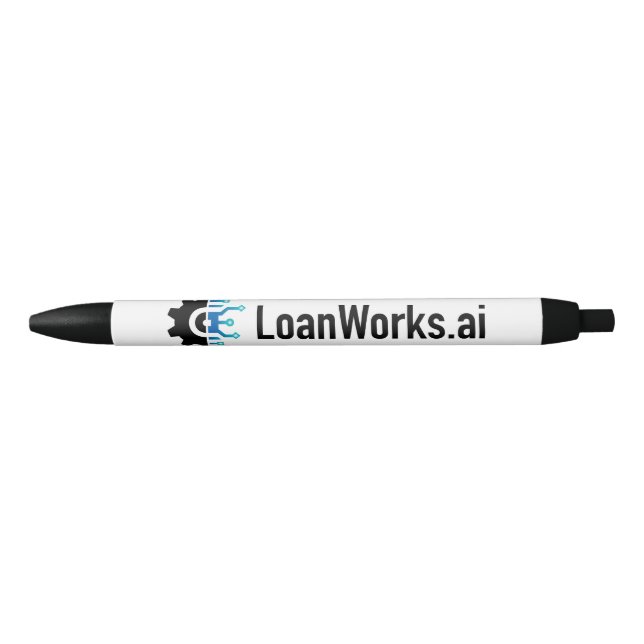Bolígrafo De Tinta Negra LoanWorks.ai Pen - Negro o Azul (Anverso)
