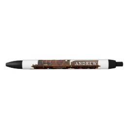Bolígrafo De Tinta Negra Locomotora de tren personalizada