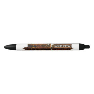 Bolígrafo De Tinta Negra Locomotora de trenes personalizada