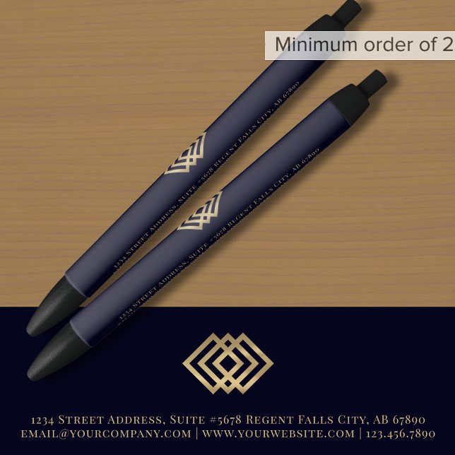 Bolígrafo De Tinta Negra Logotipo comercial de personalizado (Subido por el creador)
