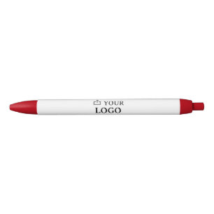 Bolígrafo De Tinta Negra Logotipo de empresa personalizado