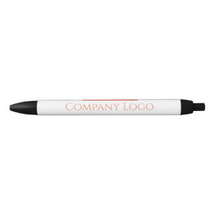 Bolígrafo De Tinta Negra Logotipo de empresa personalizado