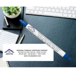 Bolígrafo De Tinta Negra Logotipo promocional del logotipo del teléfono del