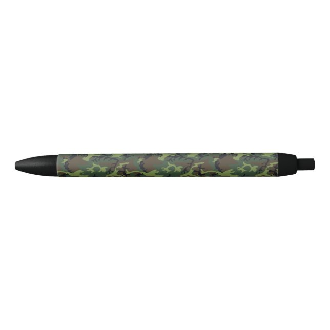 Bolígrafo De Tinta Negra Los militares camuflan el modelo (Anverso)