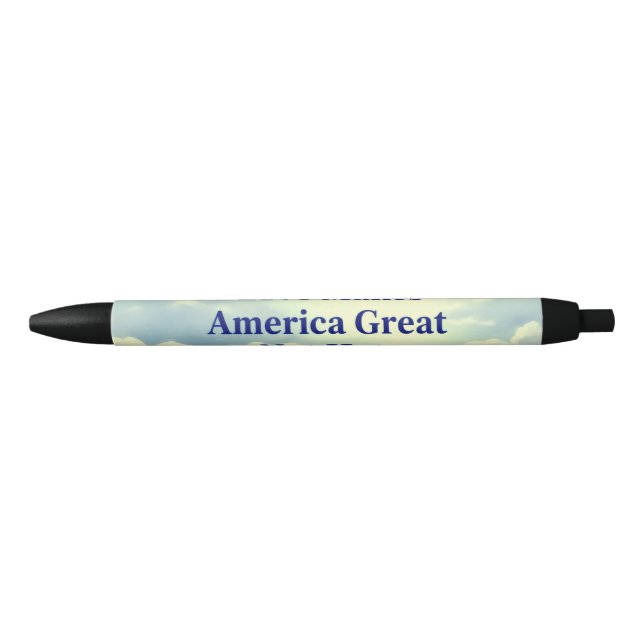 Bolígrafo De Tinta Negra LoveMakesAmericaGreat  (Anverso)