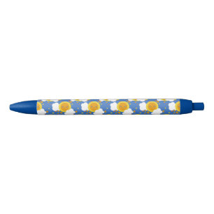 Bolígrafo De Tinta Negra Luna Kawaii Caída, Estrellas, Sol