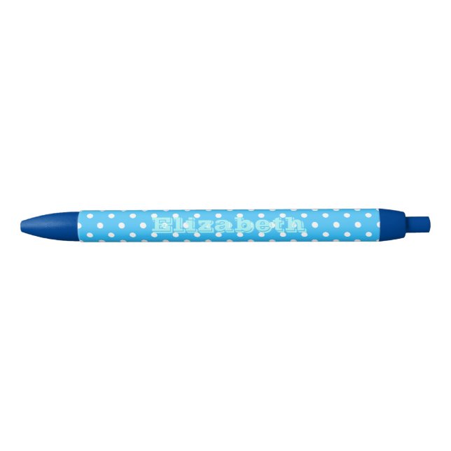 Bolígrafo De Tinta Negra Lunar azul (Anverso)