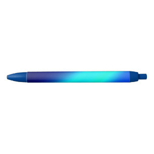 Bolígrafo De Tinta Negra luz de luna azul oscuro Doble Stripe