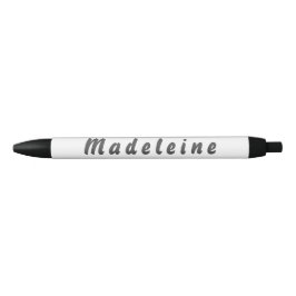 Bolígrafo De Tinta Negra Madeleine Kugelschreiber