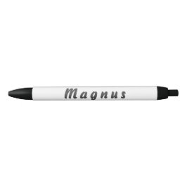 Bolígrafo De Tinta Negra Magnus Kugelschreiber