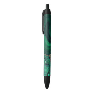 Bolígrafo De Tinta Negra Malaquita Cu6CO3(OH)2