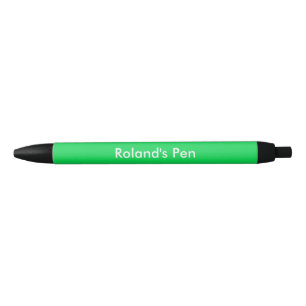 Bolígrafo De Tinta Negra Malaquita personalizada