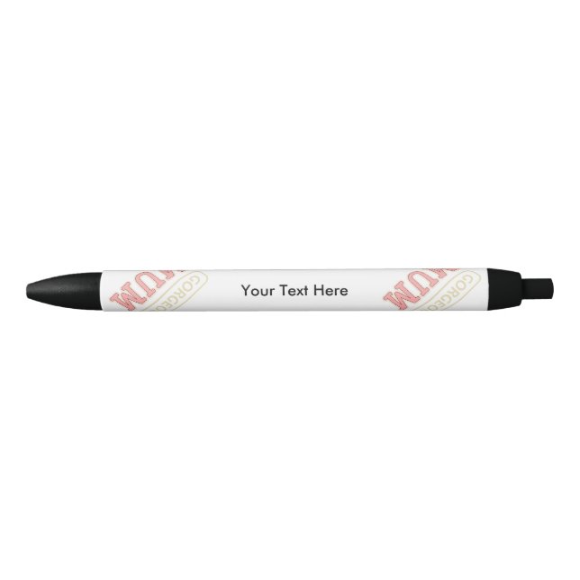 Bolígrafo De Tinta Negra Mamá magnífica (Anverso)