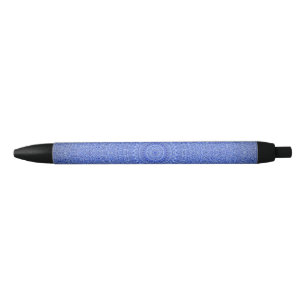 Bolígrafo De Tinta Negra Mandala azul