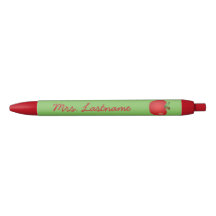 Manzana de dibujos animados roja con nombre person