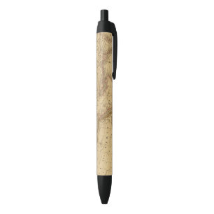 Bolígrafo De Tinta Negra Mapa antiguo